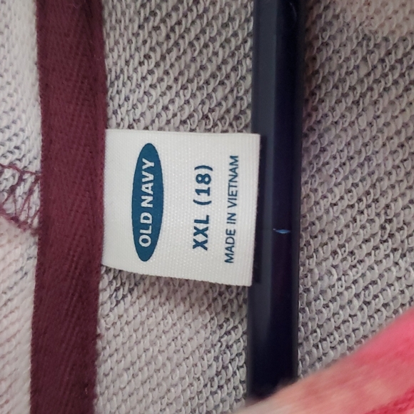 Old Navy Floral Sweatshirt Bottom Draw String - Picture 2 of 3